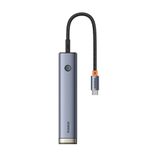 Baseus AIR UltraJoy Series B00052802811-02 Type-C Male to HDMI, Dual USB 3.0, USB 2.0 & Dual Type-C Female Grey Converter